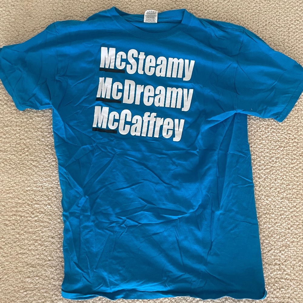 greys anatomy and carolina panthers t-shirt